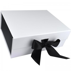 กล่องของขวัญไวน์ริบบิ้นคลาสสิก